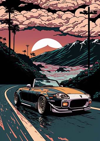 Honda S2000 Retro Paint