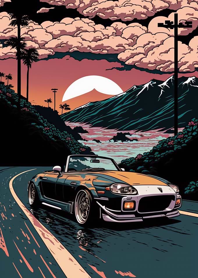 Honda S2000 Retro Paint