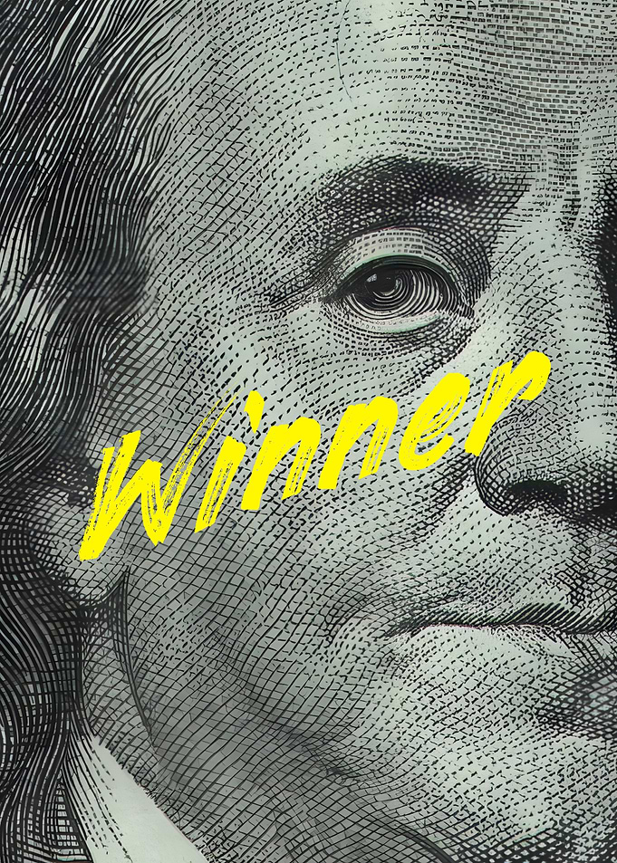 Winner Dollar Bill