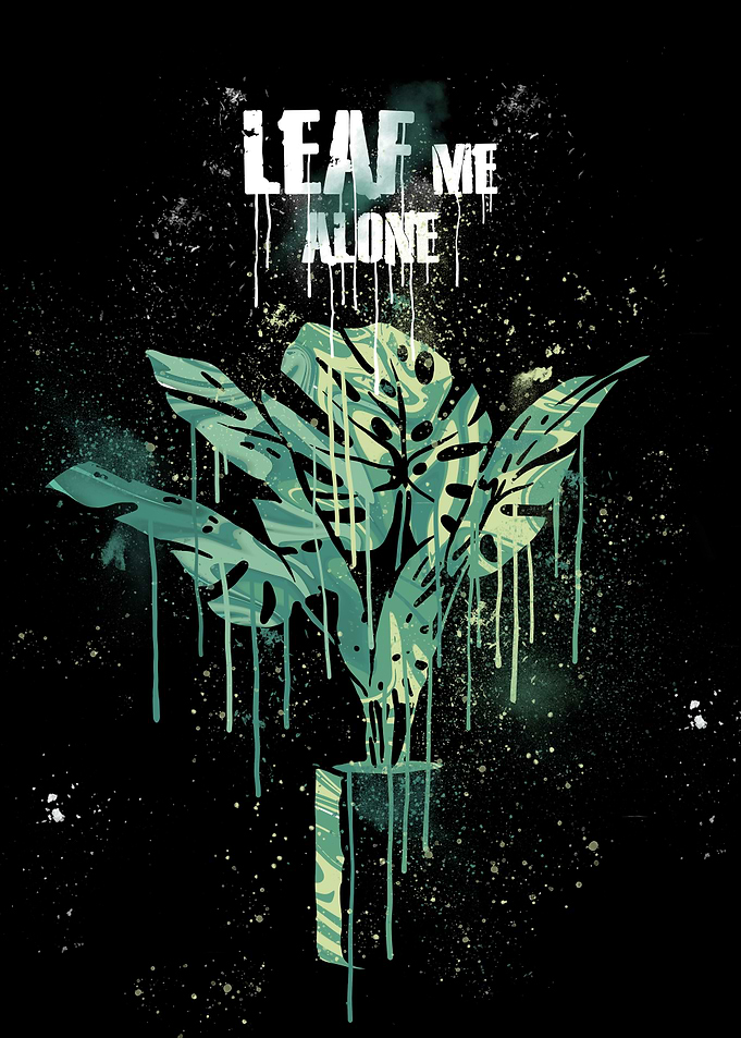 MONSTERA PLANT PAINTING
