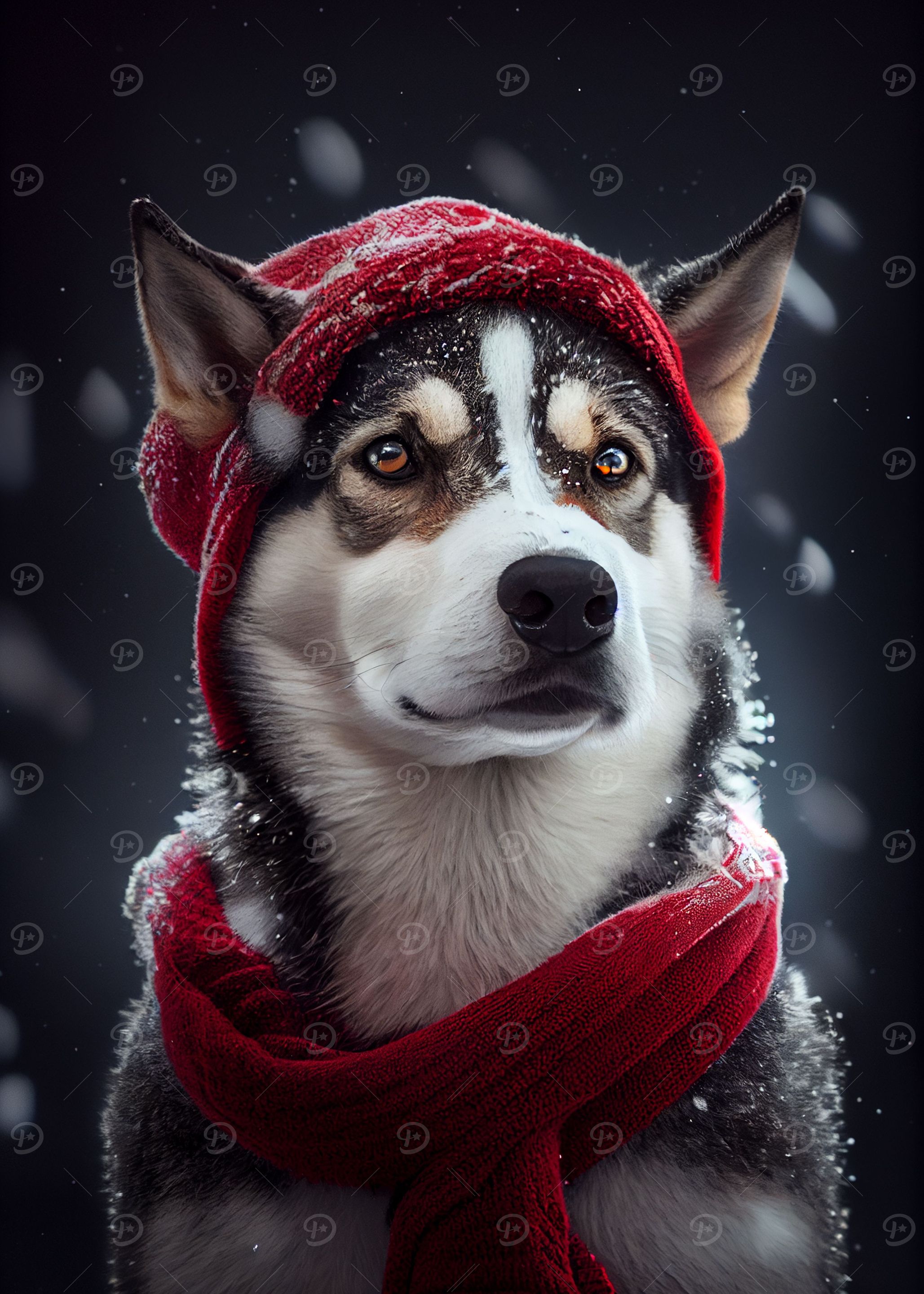 Husky Snow
