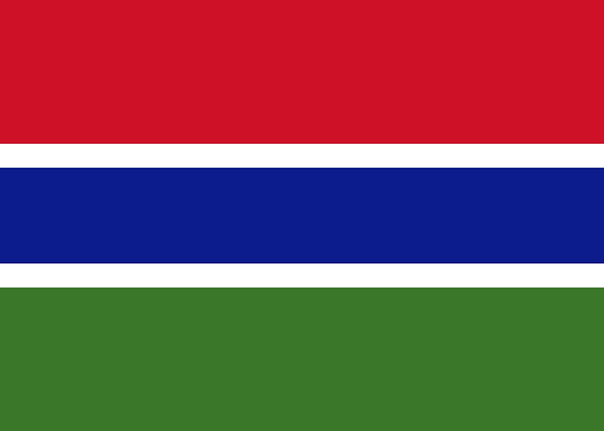 Gambian Flag of The Gambia