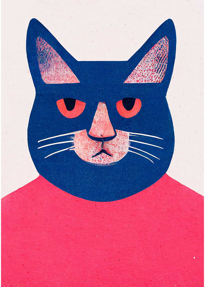 Serious Office Face Cat