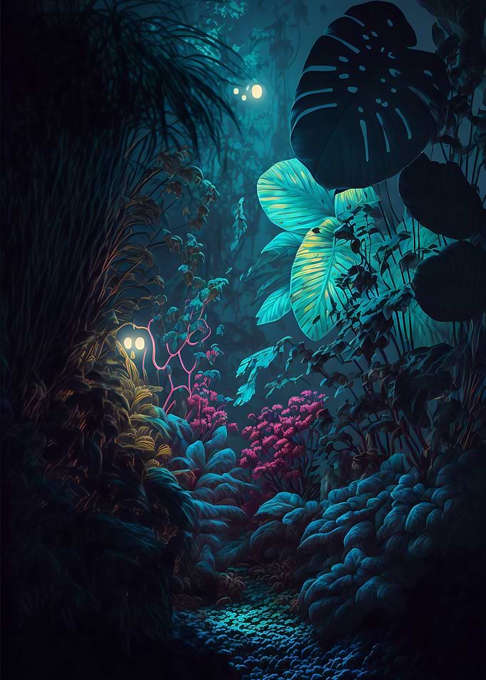 Glowing wilds