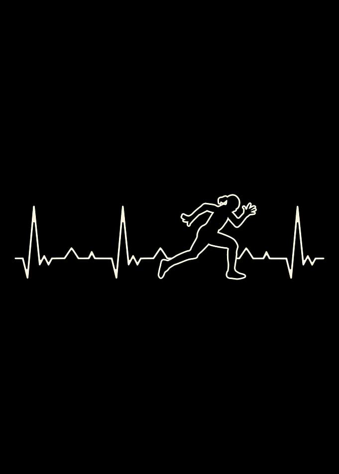 Woman Athlete Running Girl