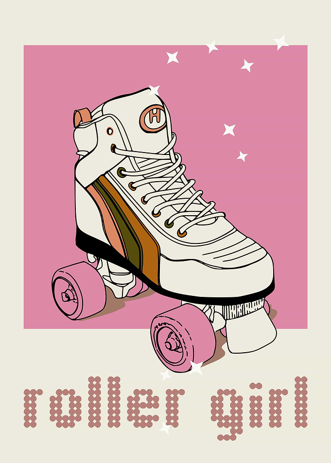 80s Roller Girl