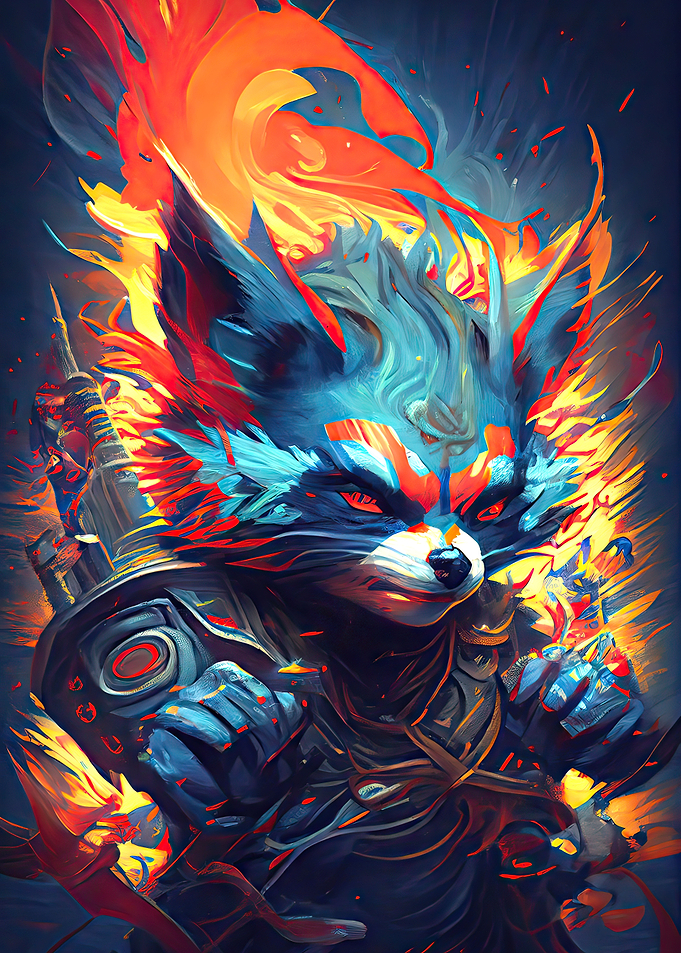The Angry powerful Raccoon