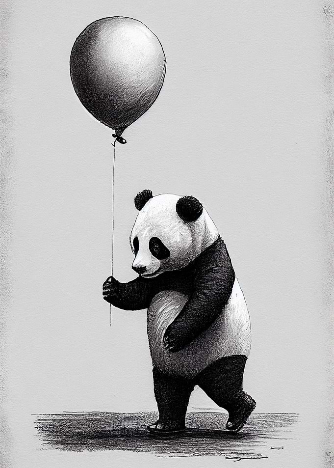 Panda Balloon