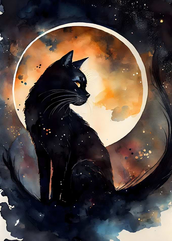 Black Cat Lunar Eclipse