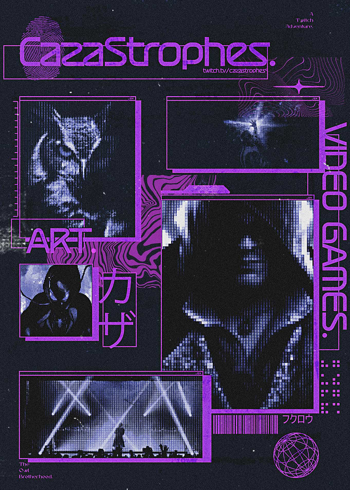 Retrofuturistic poster