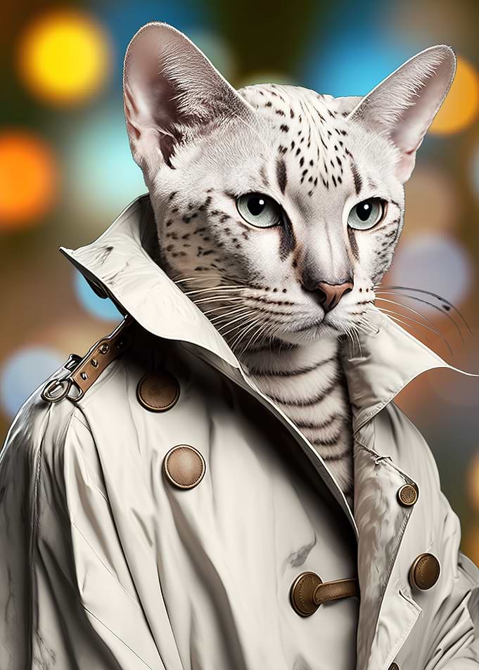 Bengal cat photogenic