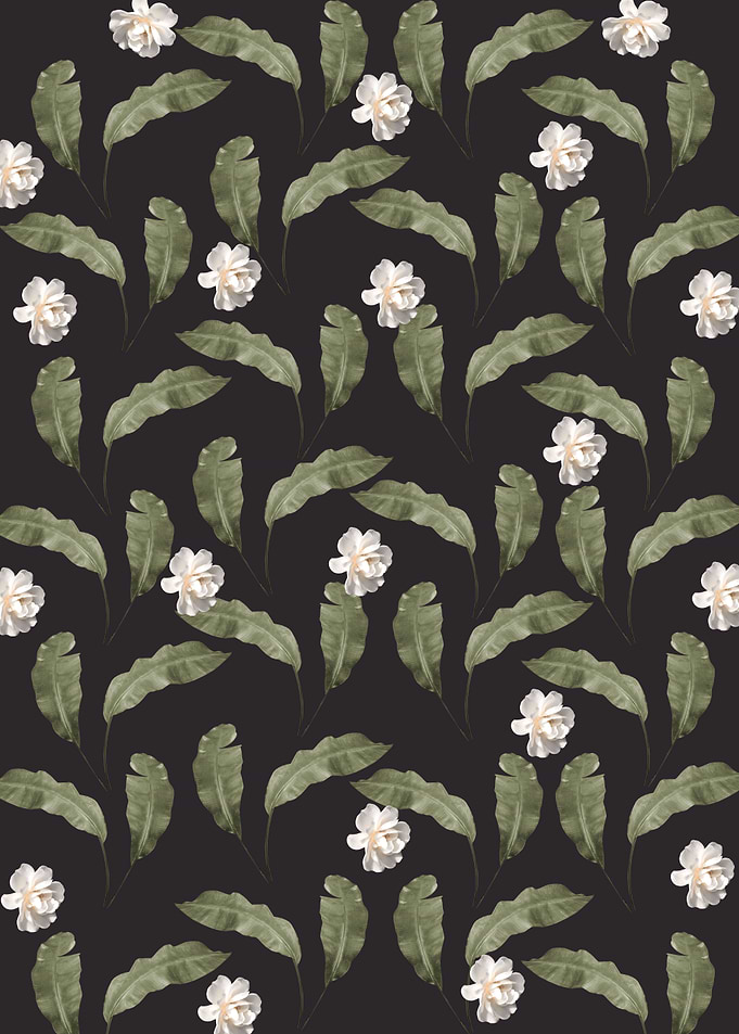 Leaves Flower Night 1