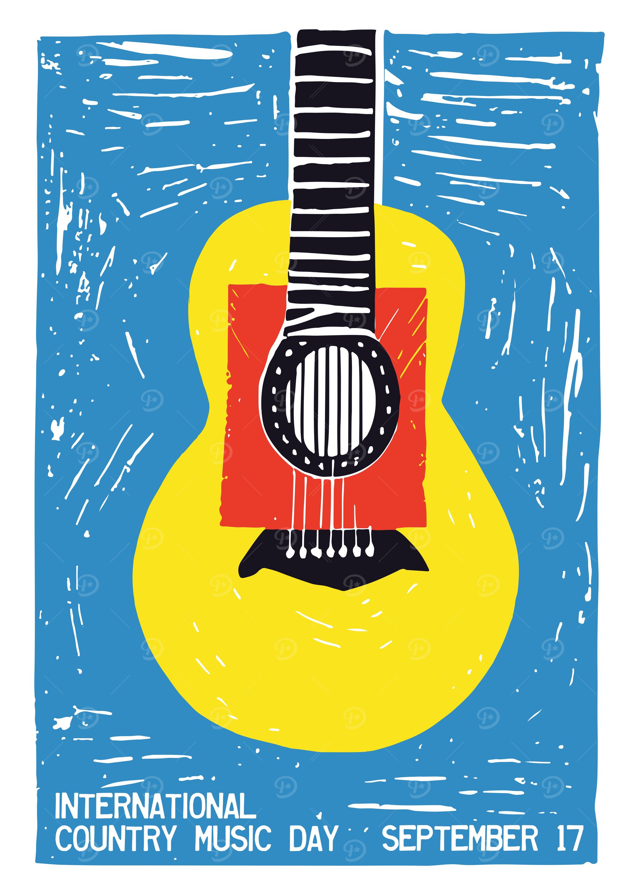 Country Music Day Poster