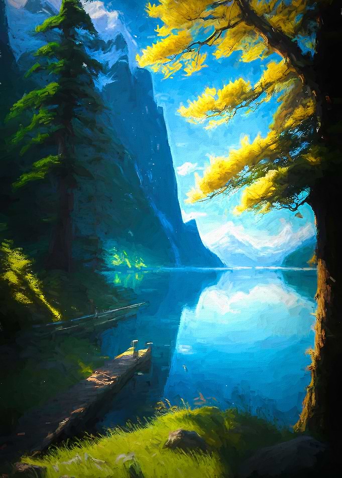 Lake landscape