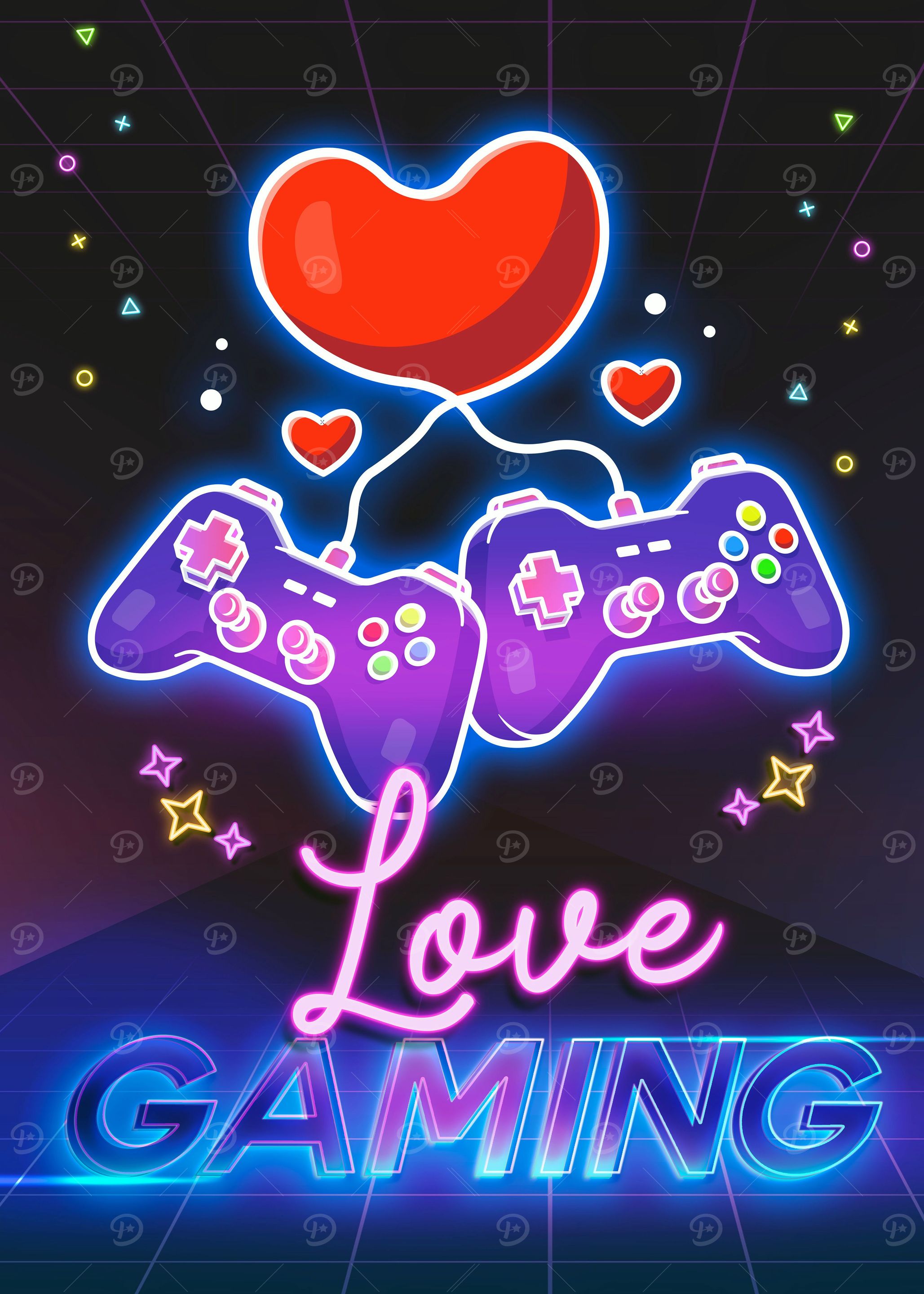 Love Gaming Neon Sign