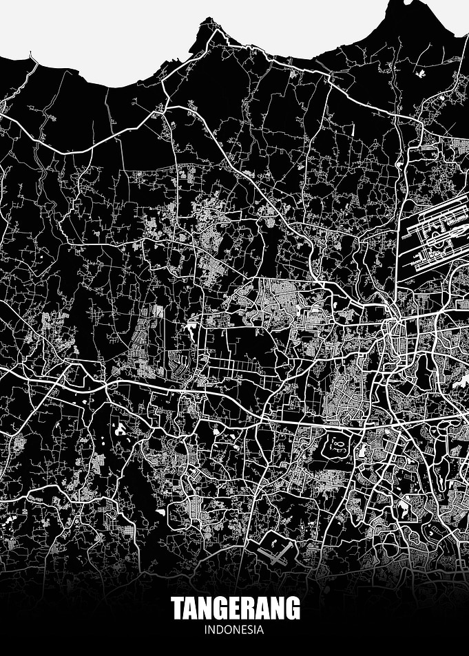 Tangerang Indonesia Map