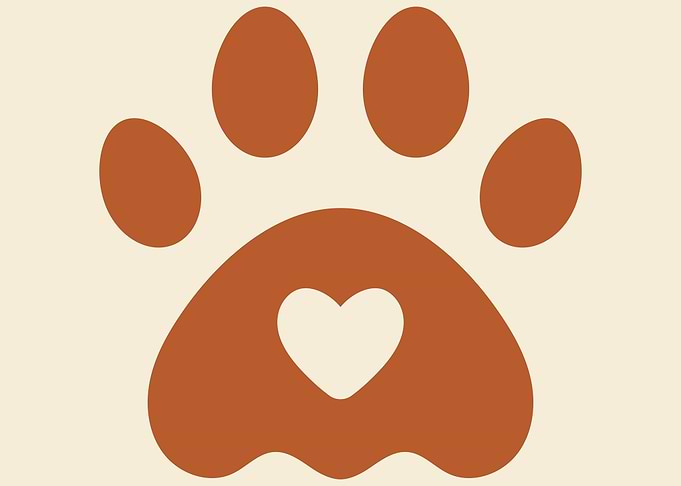Love Paw Print Pet Lovers