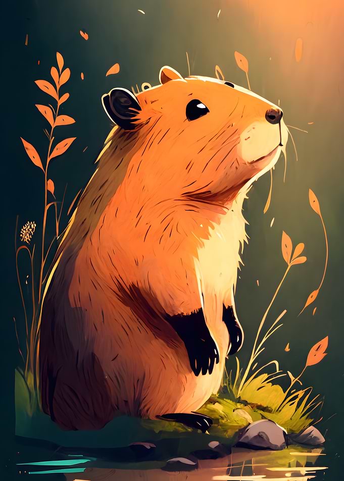 Cute Capybara