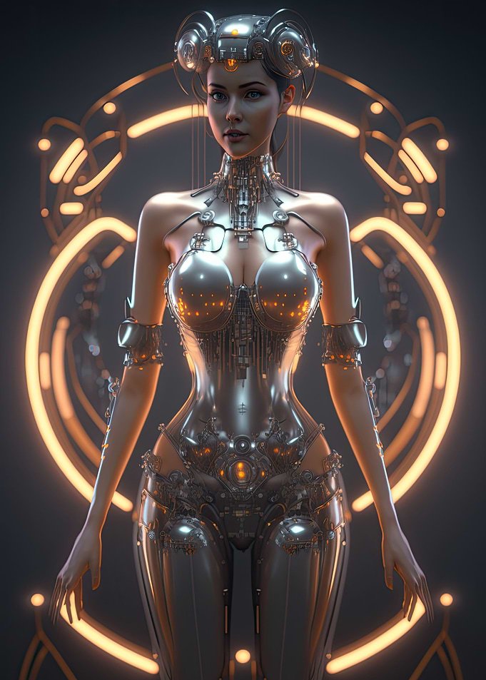 Cyberpunk Female Warrior