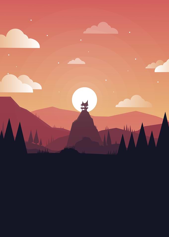 Nature Sunset Landscape