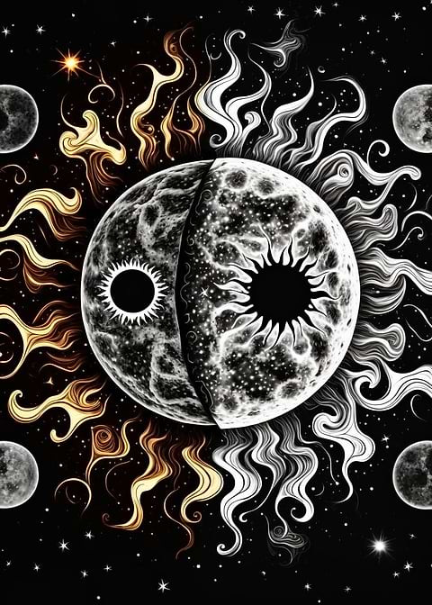 Night Day — metal poster wall art