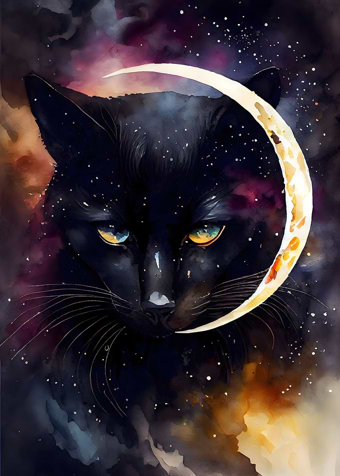 Black Cat Lunar Eclipse