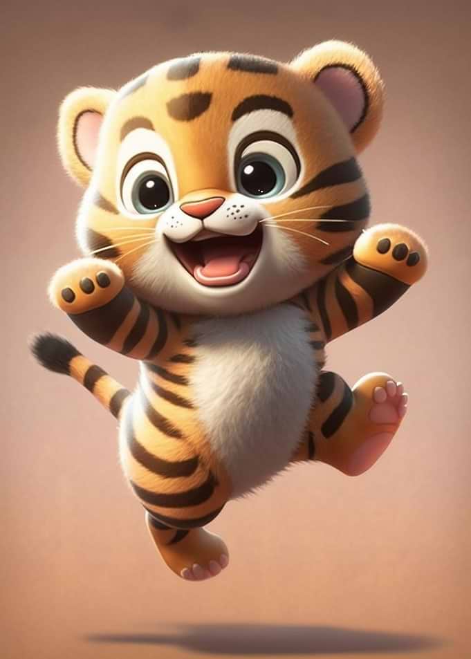 Jumping Baby Tiger