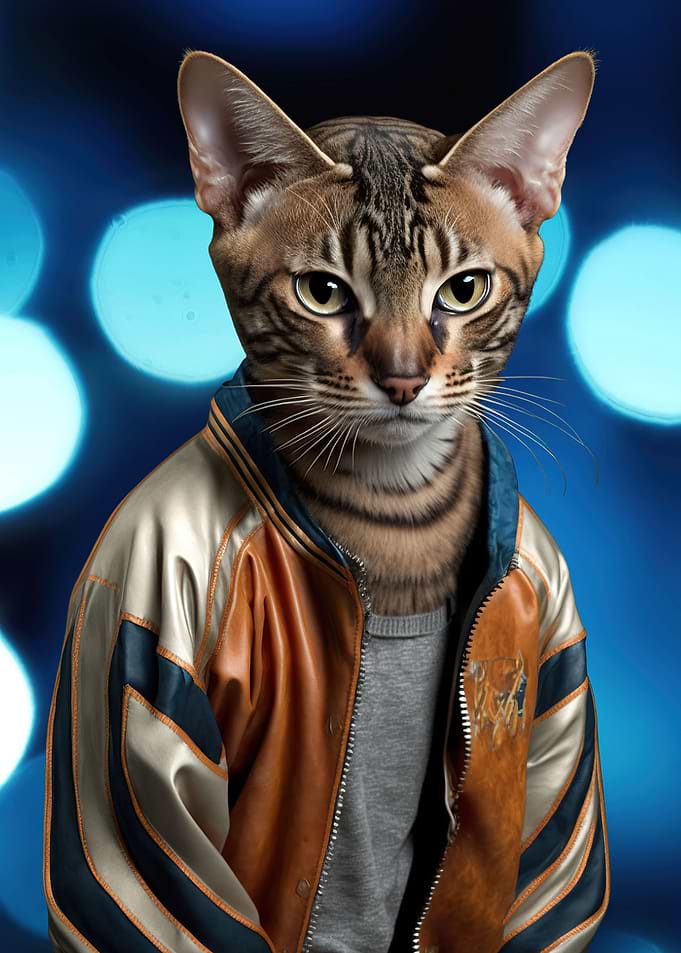 Bengal cat photogenic
