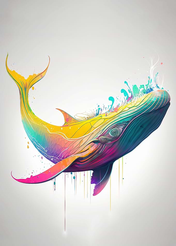 Colorful Whale