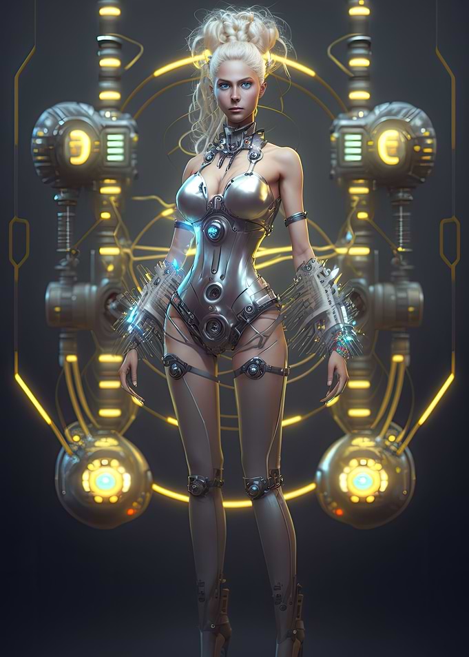 Cyberpunk Female Warrior