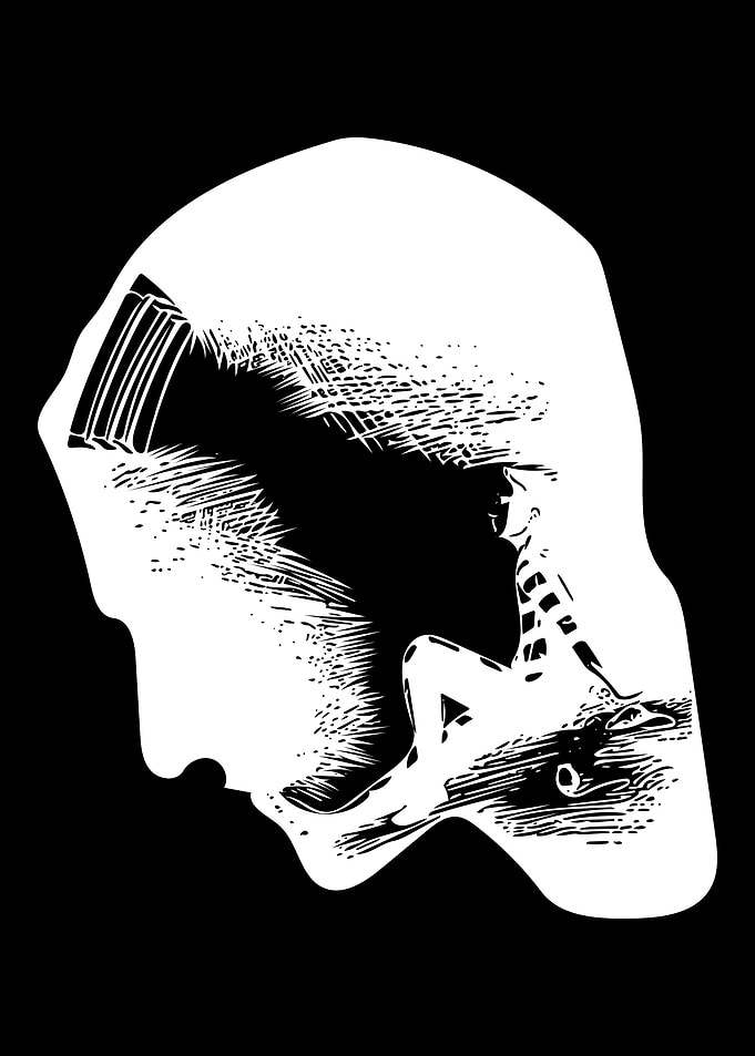 Prison Mind Line Art