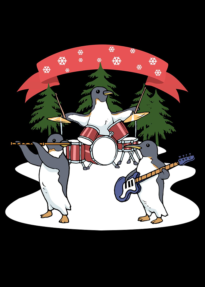 Christmas Music Penguins
