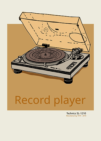 80s Record player