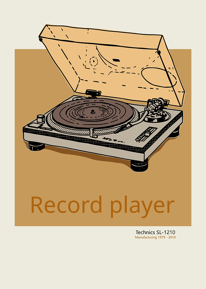 80s Record player