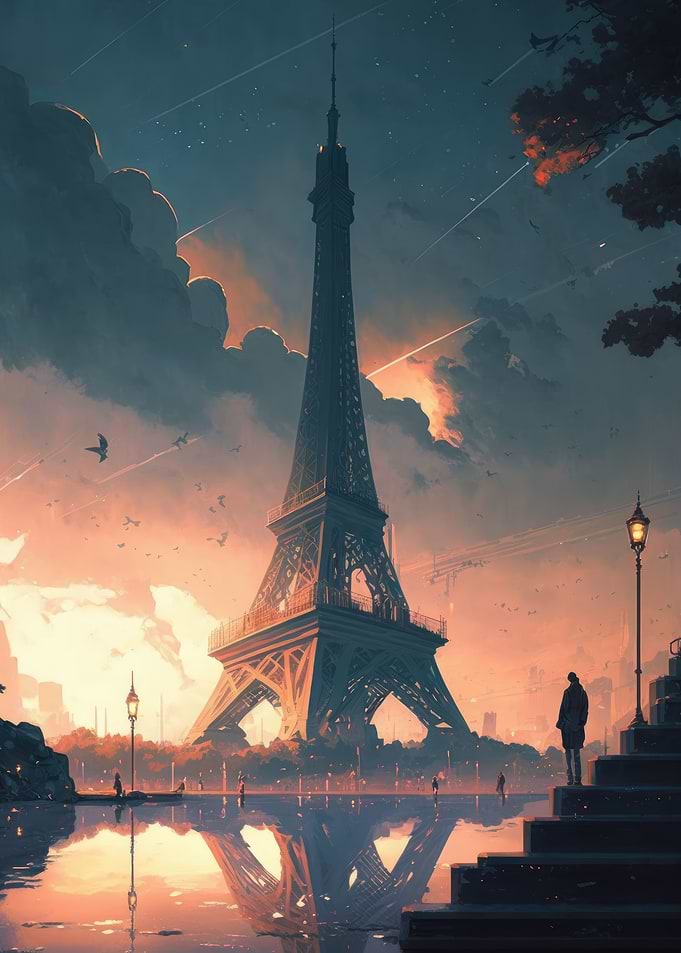 Cloudy day in Paris