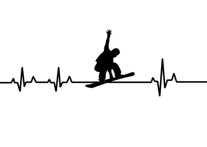 Snowboarder Heartbeat