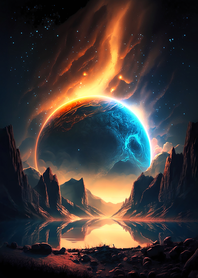 Cosmic Sanctuary Landscape