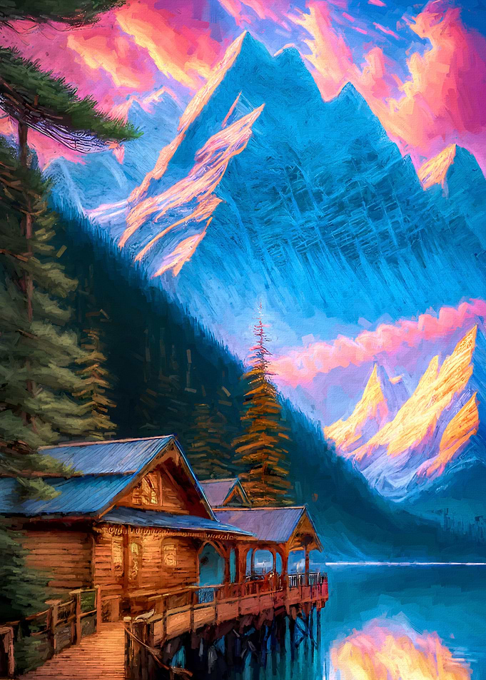 Lake cabin