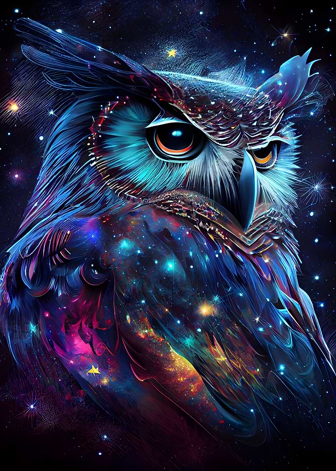 Galaxy Owl Space