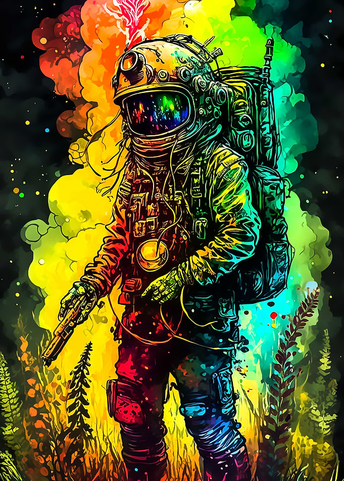 Astronaut Pop Art