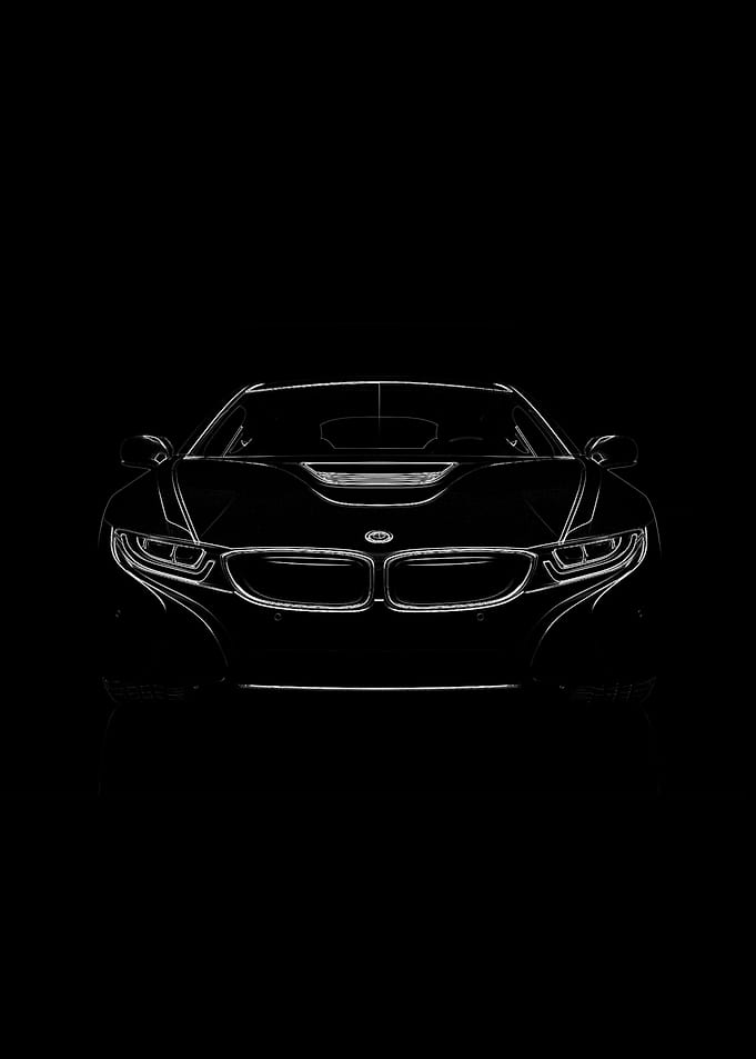 Black bmw sketch