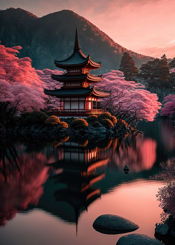 Japanese Riverbank