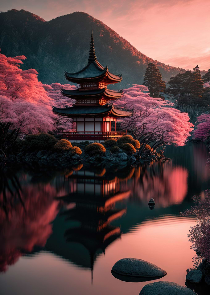 Japanese Riverbank