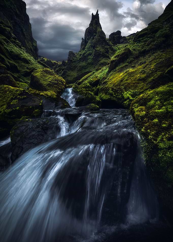 Dramatic Canyon in Iceland
