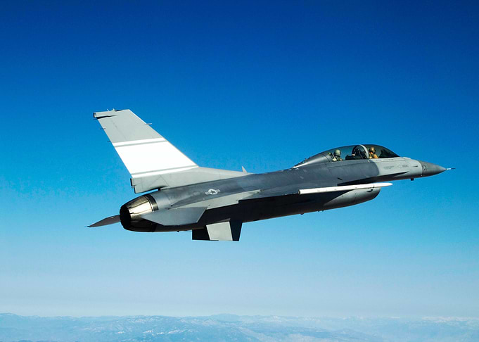 The US Air Forces F16D