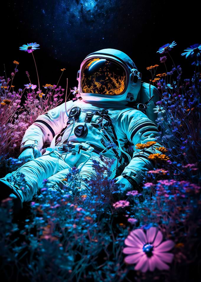 Astro in a garden