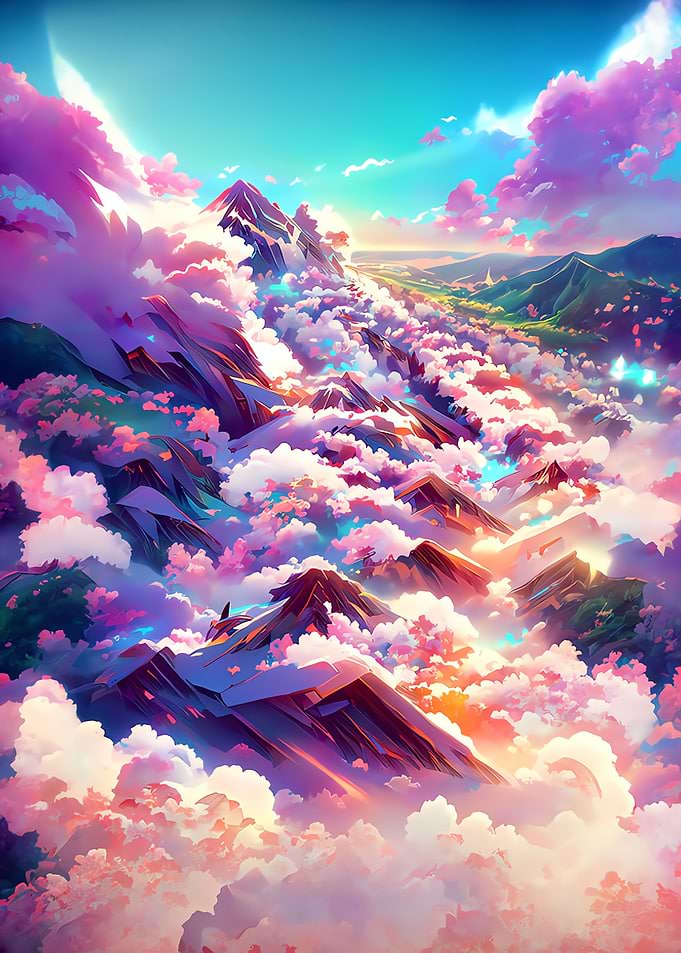 Cloudy mountain