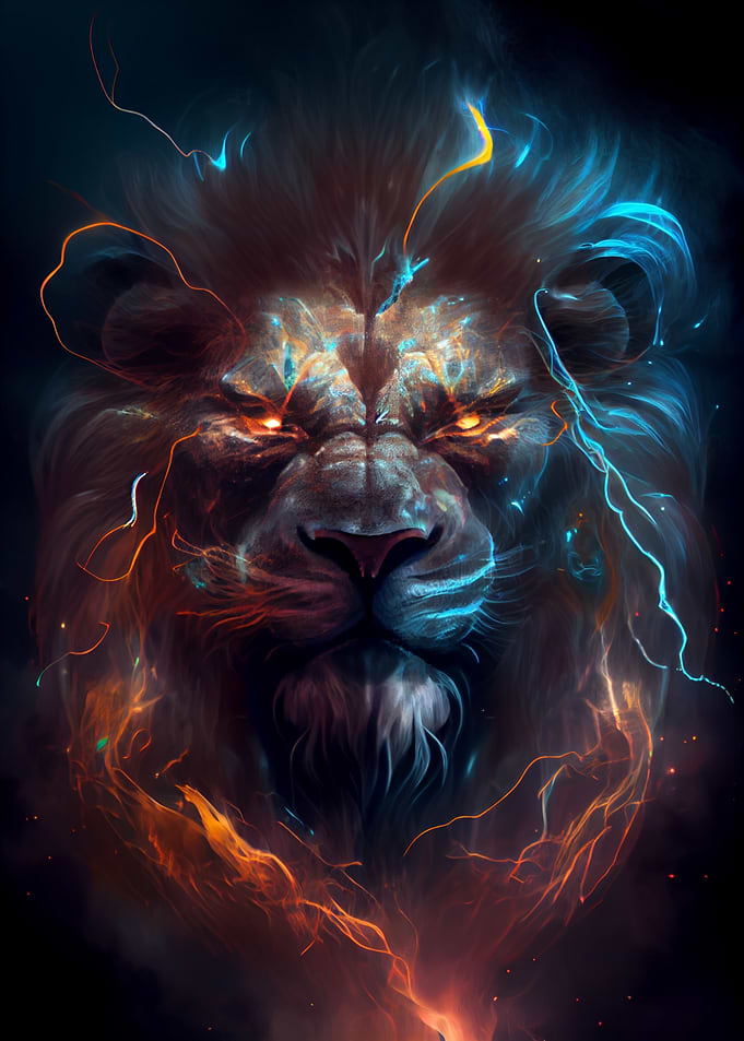 Crackling Lightning Lion
