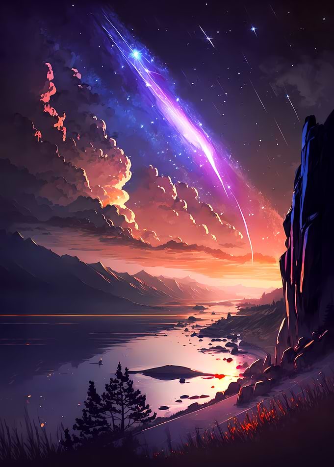 Fantasy Skyline Landscape