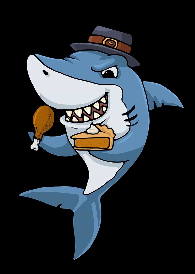 Thanksgiving Pumpkin Shark